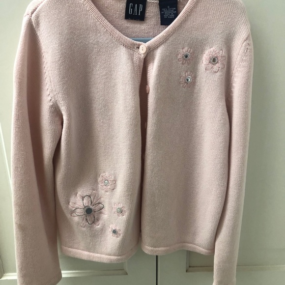 GAP SWEATER, girls S, pink 100% Cotton Easter, Spring, Summer, Beautiful Details - Picture 5 of 11